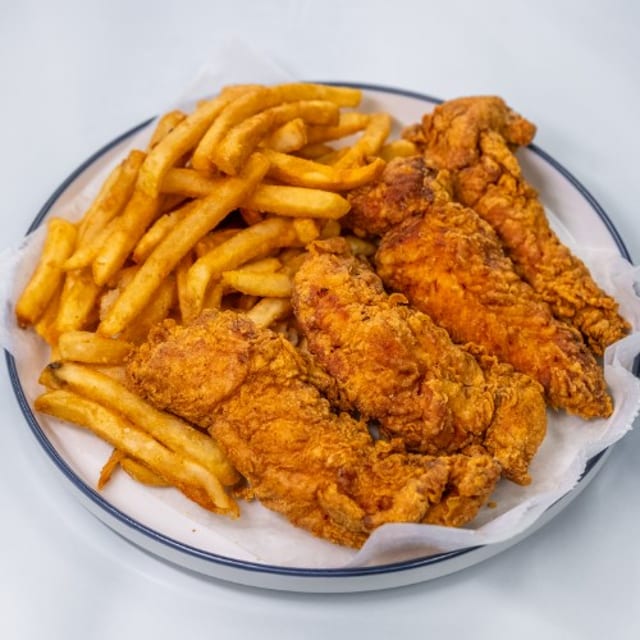 6 Pieces Large Chicken Tenders.