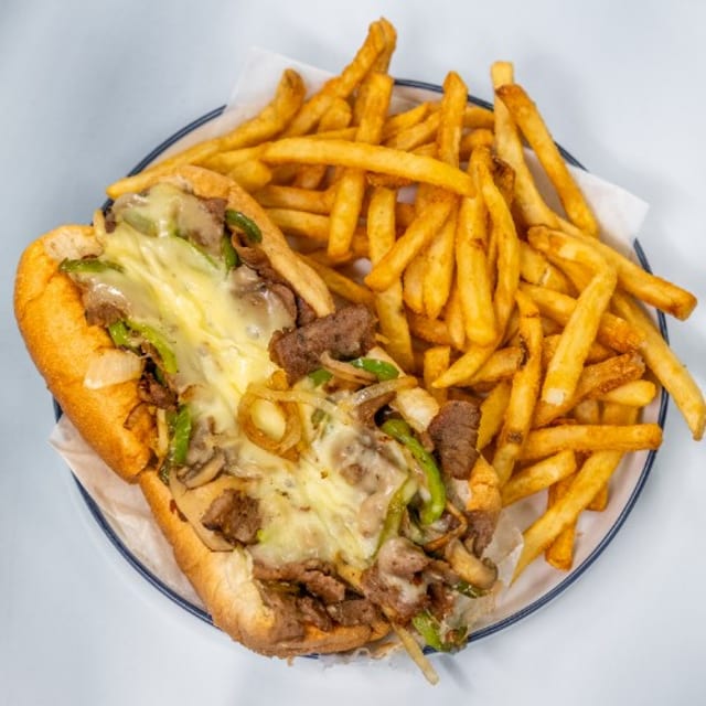 Gyro Philly Steak Sandwich.