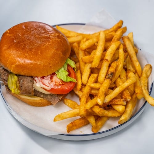 Gyro Cheeseburger.