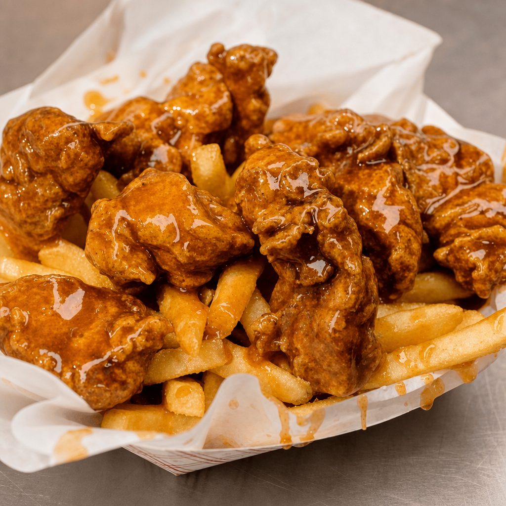 30 Pcs Boneless Wings with Fries.