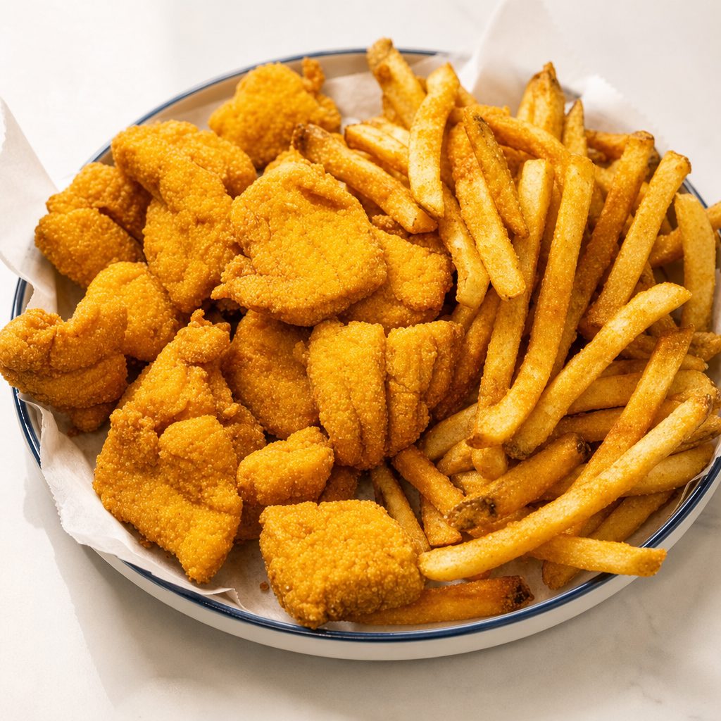 Small Catfish Nuggets.
