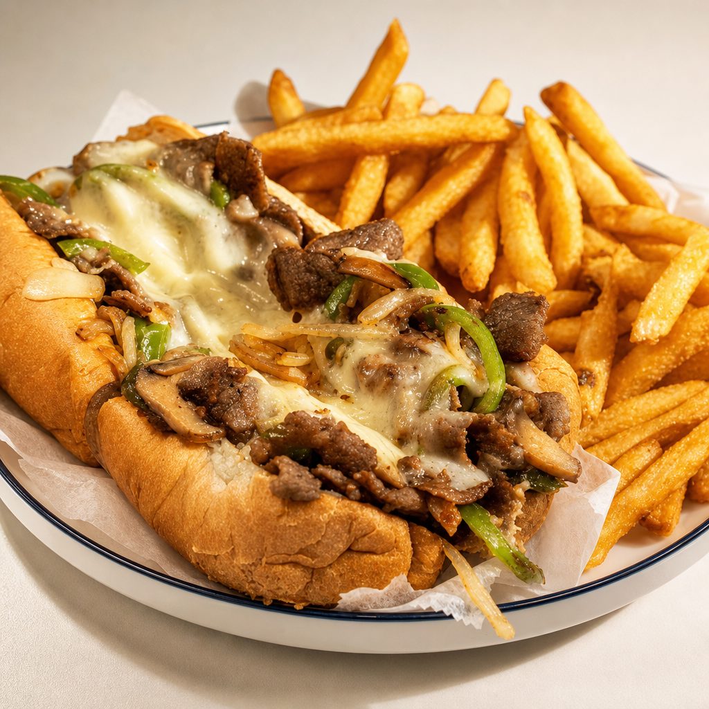 Gyro Philly Steak Sandwich.