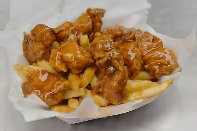 15 Pcs Boneless Wings & Fries.
